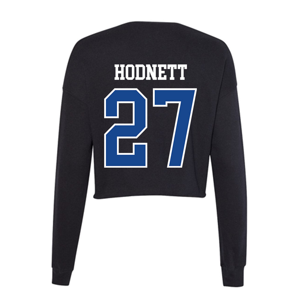 Georgia State - NCAA Softball : Emily Hodnett - Women's Cropped Crew Fleece-1