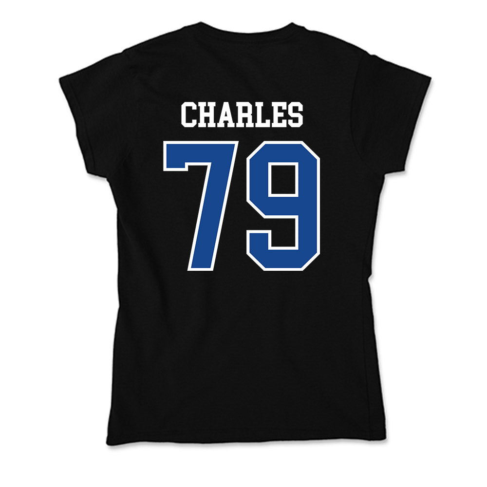 Georgia State - NCAA Football : Ethan Charles - Soft Style Women’s T-Shirt-1