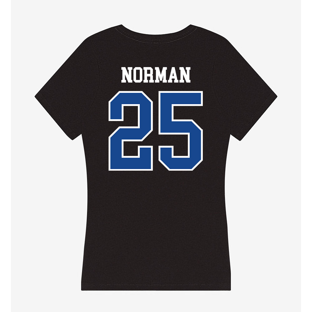 Georgia State - NCAA Baseball : Ross Norman - Women's V-Neck T-Shirt-1