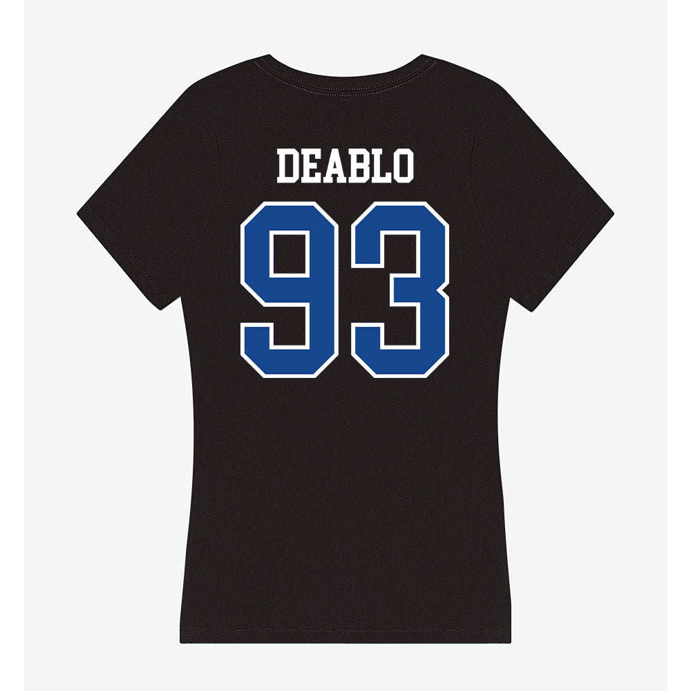 Georgia State - NCAA Football : Deity Deablo - Women's V-Neck T-Shirt-1