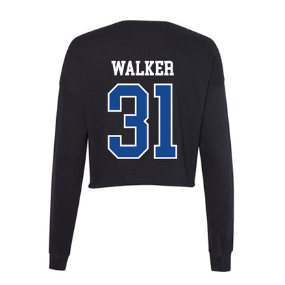Georgia State - NCAA Softball : McKenzie Walker - Women's Cropped Crew Fleece-1