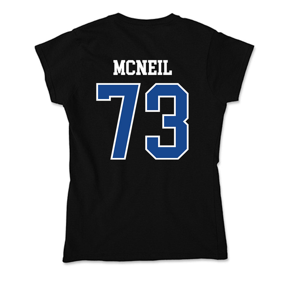 Georgia State - NCAA Football : Maleek McNeil - Soft Style Women’s T-Shirt-1