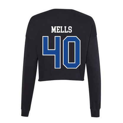 Georgia State - NCAA Football : Sir Mells - Women's Cropped Crew Fleece-1