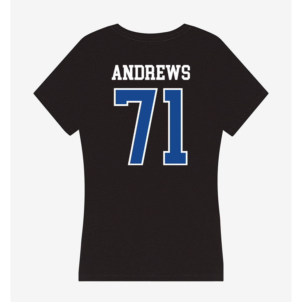 Georgia State - NCAA Football : Aidan Andrews - Classic Shersey Women's V-Neck T-Shirt-1