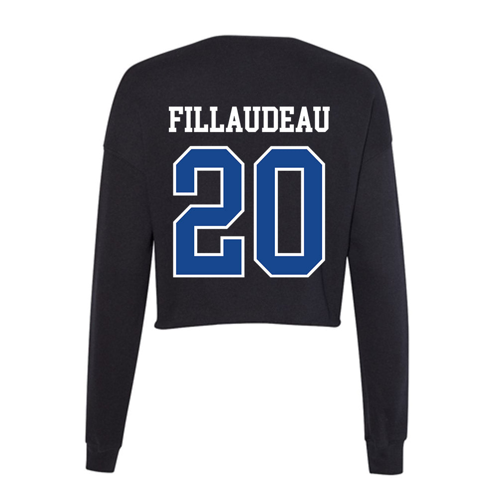 Georgia State - NCAA Men's Soccer : Tom Fillaudeau - Classic Shersey Women's Cropped Crew Fleece-1