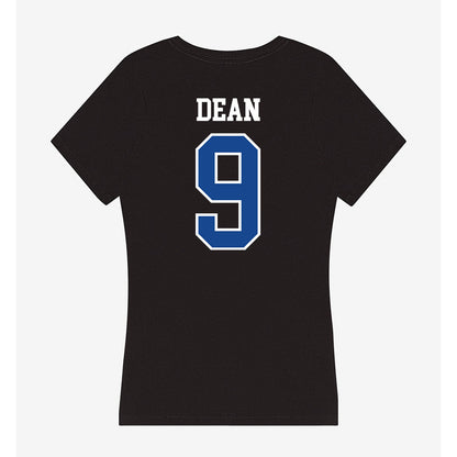 Georgia State - NCAA Football : Marlin Dean - Women's V-Neck T-Shirt-1