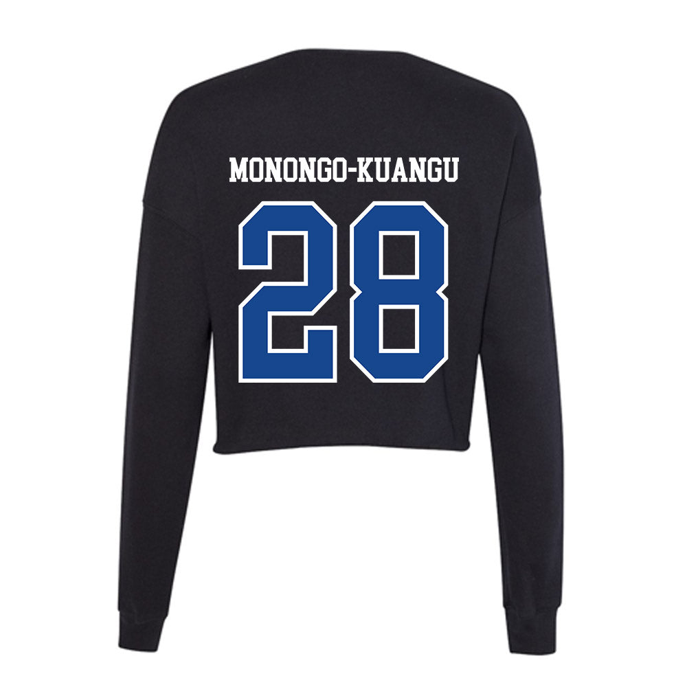 Georgia State - NCAA Men's Soccer : Yverson Monongo-Kuangu - Classic Shersey Women's Cropped Crew Fleece-1
