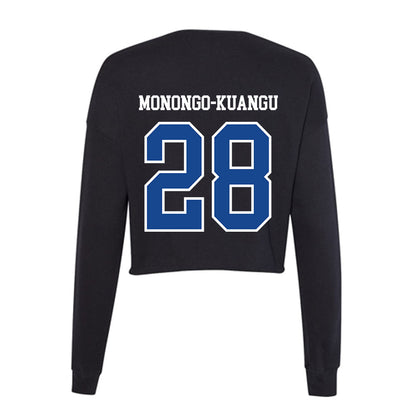 Georgia State - NCAA Men's Soccer : Yverson Monongo-Kuangu - Classic Shersey Women's Cropped Crew Fleece-1