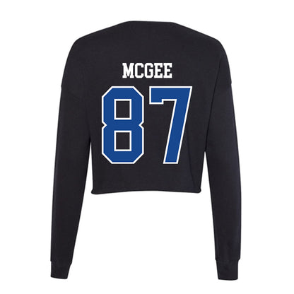 Georgia State - NCAA Football : Austin McGee - Women's Cropped Crew Fleece-1