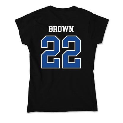 Georgia State - NCAA Men's Basketball : Malachi Brown - Soft Style Women’s T-Shirt-1