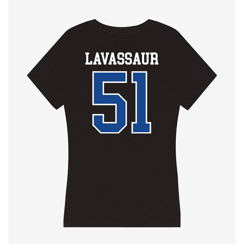 Georgia State - NCAA Football : D'Andre LaVassaur - Women's V-Neck T-Shirt-1