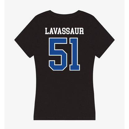 Georgia State - NCAA Football : D'Andre LaVassaur - Women's V-Neck T-Shirt-1