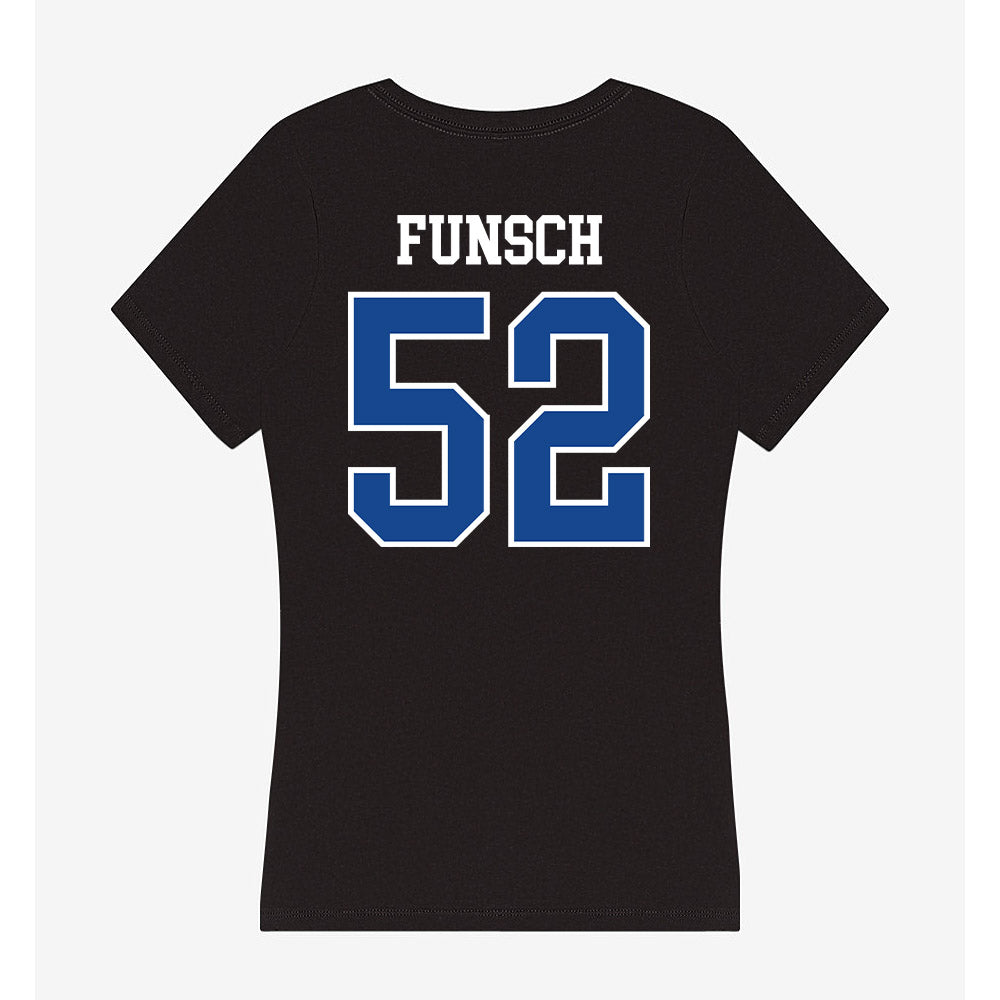 Georgia State - NCAA Football : Donovan Funsch - Women's V-Neck T-Shirt-1