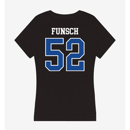 Georgia State - NCAA Football : Donovan Funsch - Women's V-Neck T-Shirt-1
