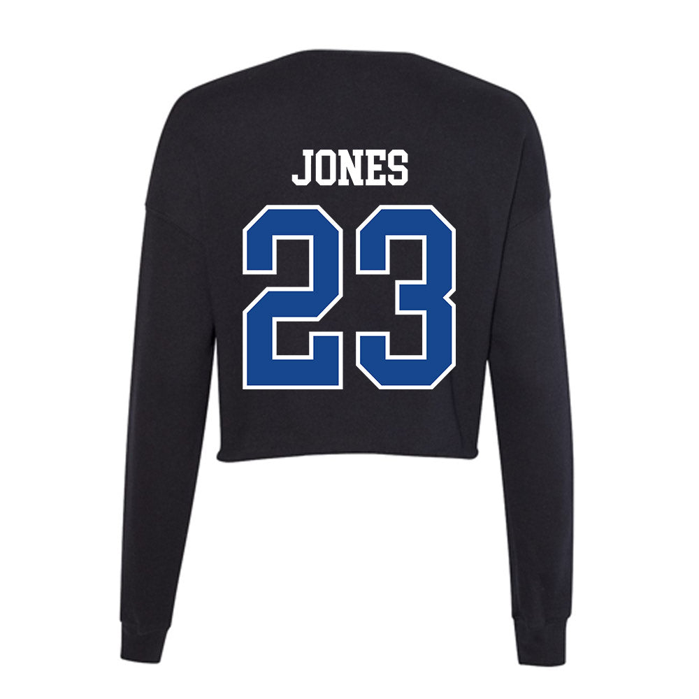 Georgia State - NCAA Football : Jaylen Jones - Women's Cropped Crew Fleece-1