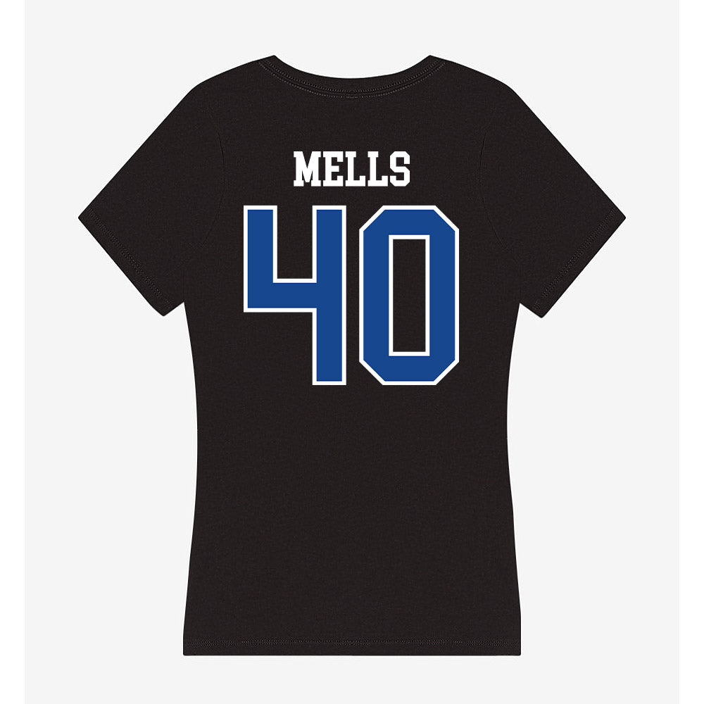 Georgia State - NCAA Football : Sir Mells - Women's V-Neck T-Shirt-1