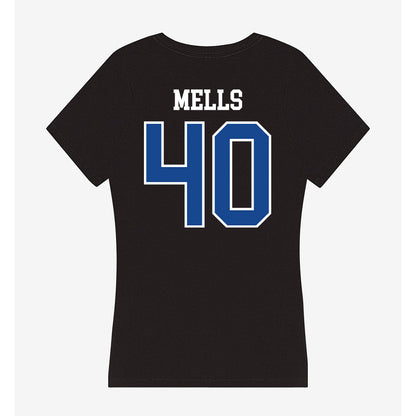 Georgia State - NCAA Football : Sir Mells - Women's V-Neck T-Shirt-1