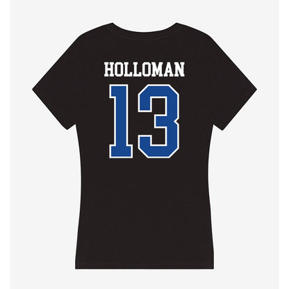 Georgia State - NCAA Women's Basketball : Cheyenne Holloman - Women's V-Neck T-Shirt-1