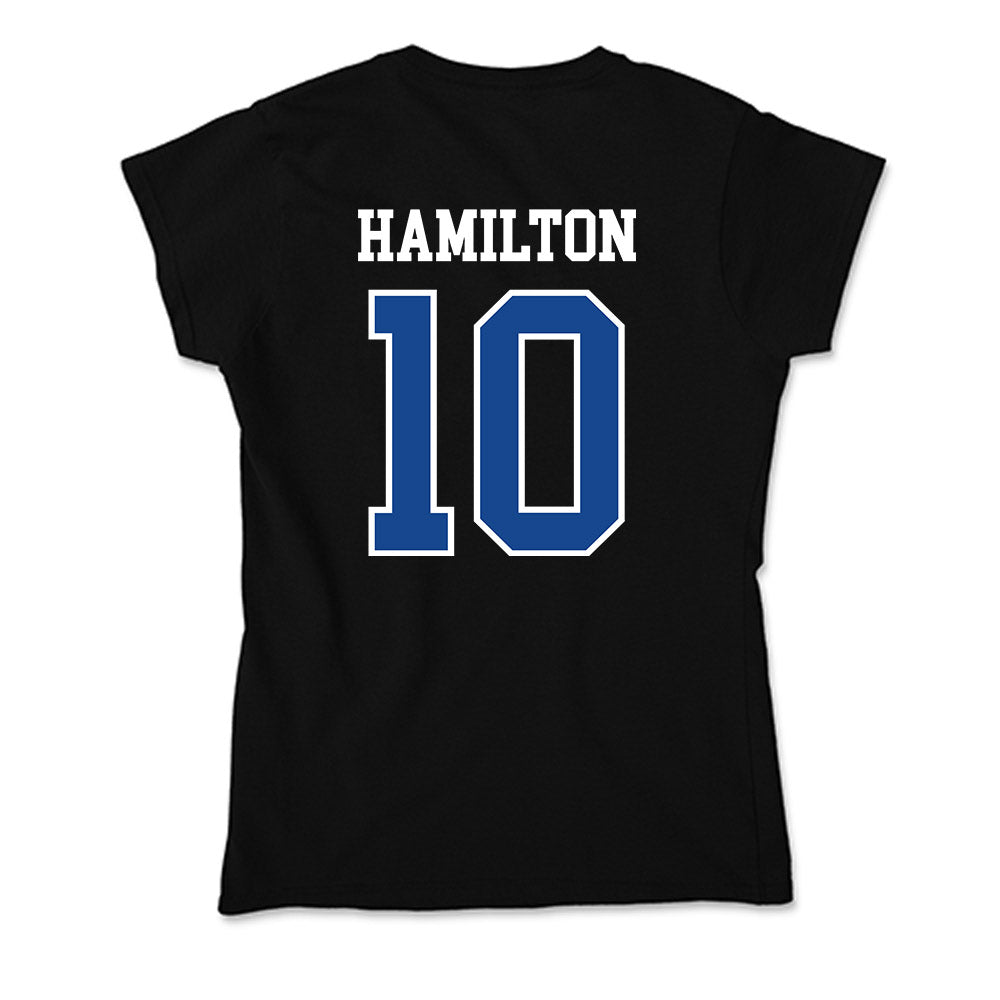 Georgia State - NCAA Men's Basketball : Jelani Hamilton - Soft Style Women’s T-Shirt-1