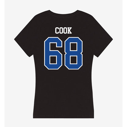 Georgia State - NCAA Football : Mason Cook - Women's V-Neck T-Shirt-1