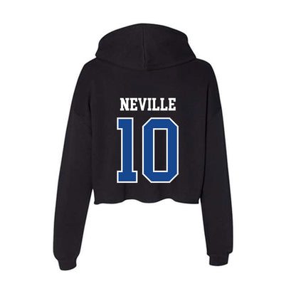 Georgia State - NCAA Beach Volleyball : Ellie Neville - Women's Crop Fleece Hoodie-1