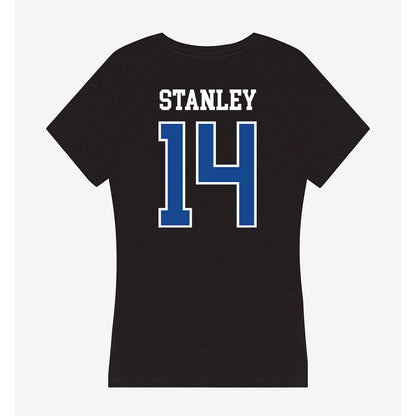 Georgia State - NCAA Football : TJ Stanley - Women's V-Neck T-Shirt-1