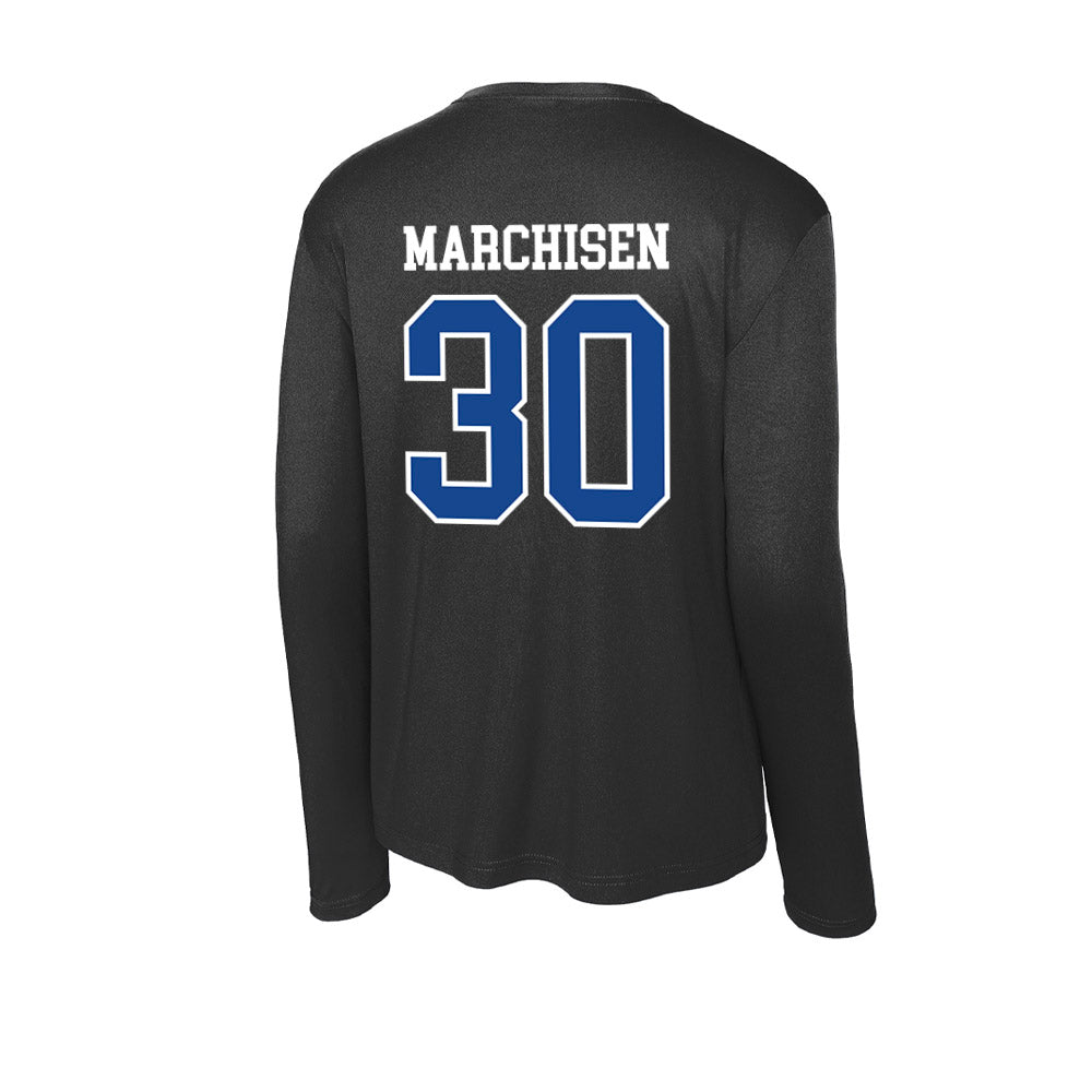 Georgia State - NCAA Men's Soccer : Finn Marchisen - Activewear Long Sleeve T-Shirt-1