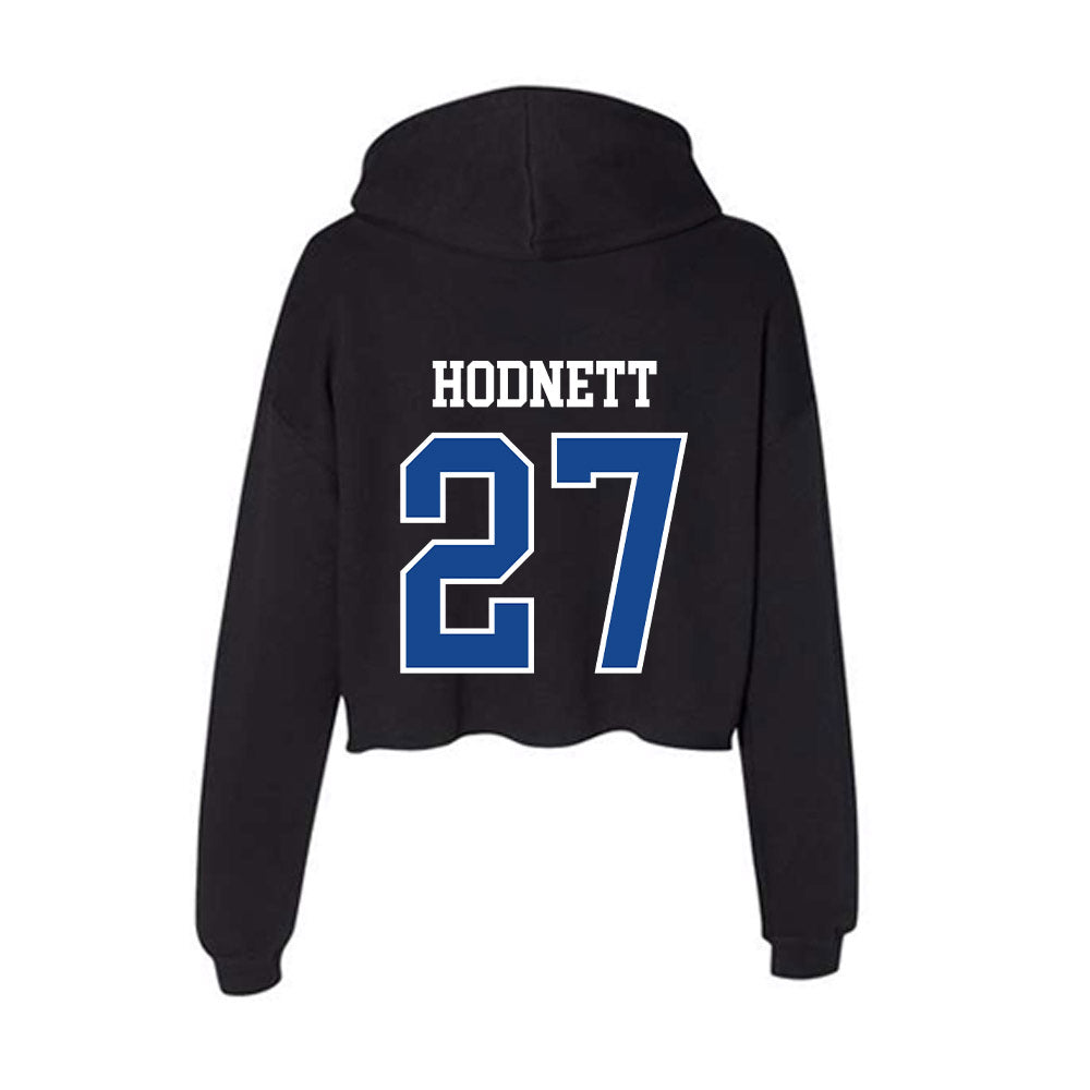 Georgia State - NCAA Softball : Emily Hodnett - Women's Crop Fleece Hoodie-1