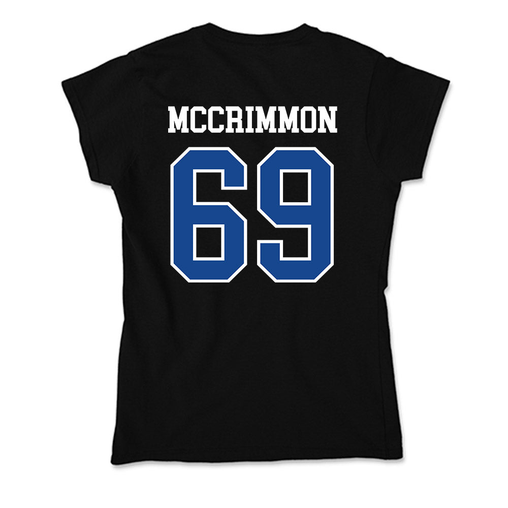 Georgia State - NCAA Football : Jeremiah McCrimmon - Classic Shersey Soft Style Women’s T-Shirt-1