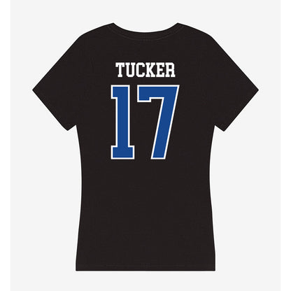 Georgia State - NCAA Football : Petey Tucker - Women's V-Neck T-Shirt-1
