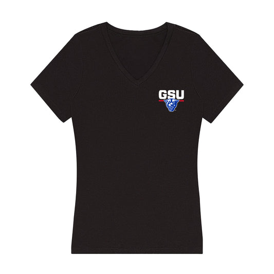 Georgia State - NCAA Football : Austin McGee - Women's V-Neck T-Shirt-0