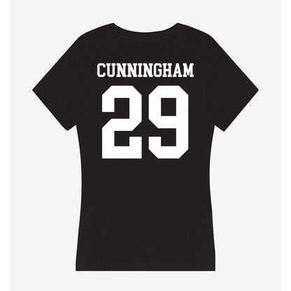 UTPB - NCAA Football : Euvoski Cunningham - Women's V-Neck T-Shirt-1