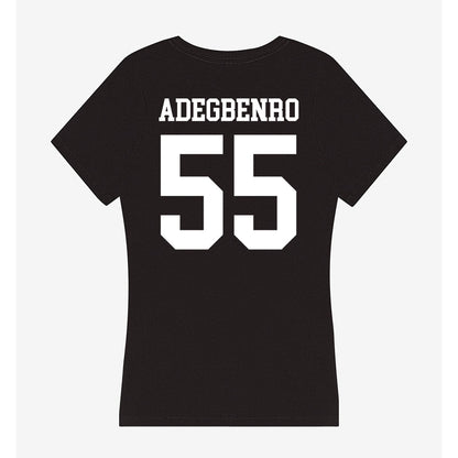 UTPB - NCAA Football : David Adegbenro - Women's V-Neck T-Shirt-1