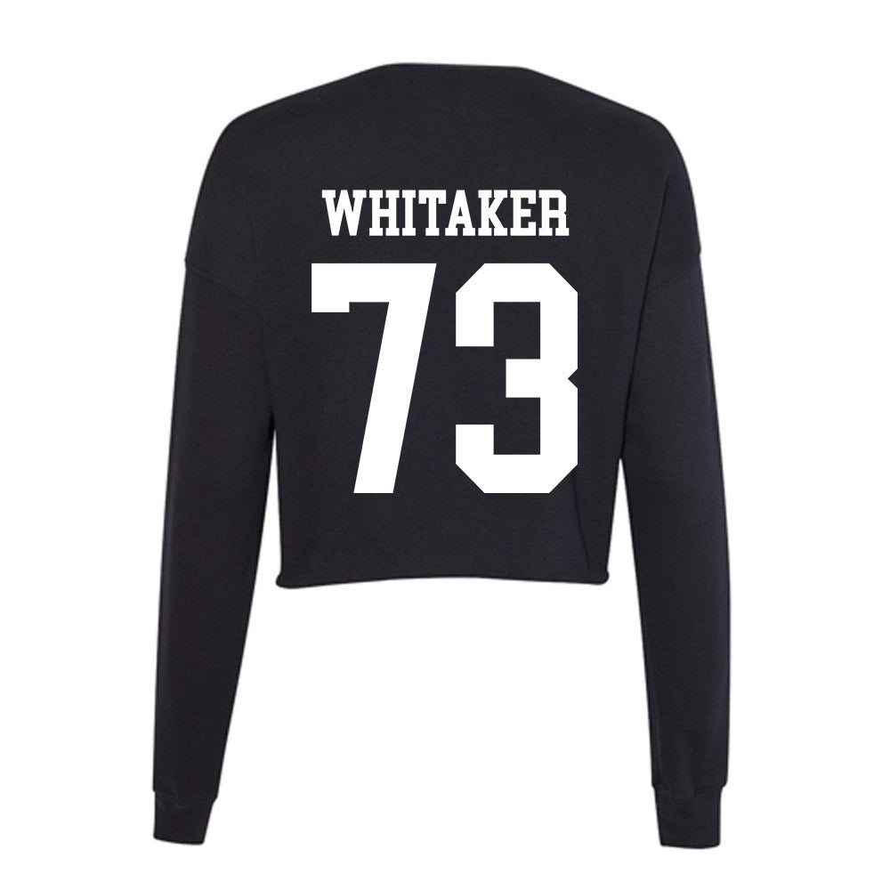 UTPB - NCAA Football : Ephraim Whitaker - Women's Cropped Crew Fleece-1