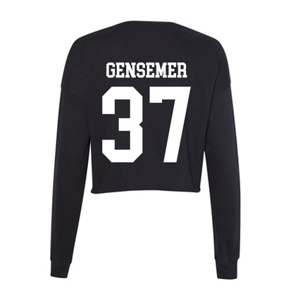 UTPB - NCAA Football : Grant Gensemer - Women's Cropped Crew Fleece-1