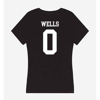 UTPB - NCAA Football : LaQuan Wells - Women's V-Neck T-Shirt-1
