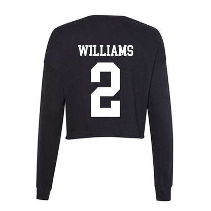 UTPB - NCAA Football : Jalen Williams - Women's Cropped Crew Fleece-1