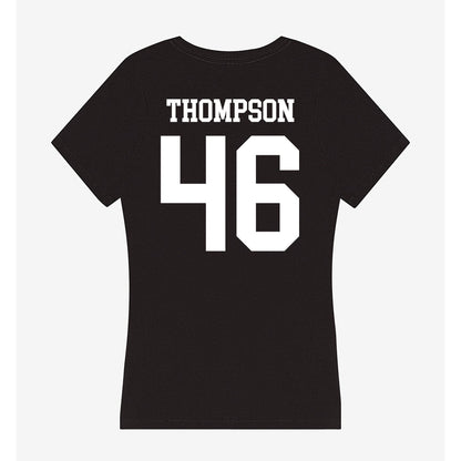 UTPB - NCAA Football : Jalen Thompson - Women's V-Neck T-Shirt-1