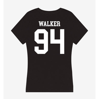 UTPB - NCAA Football : David Walker - Women's V-Neck T-Shirt-1