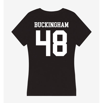 UTPB - NCAA Football : Chase Buckingham - Women's V-Neck T-Shirt-1