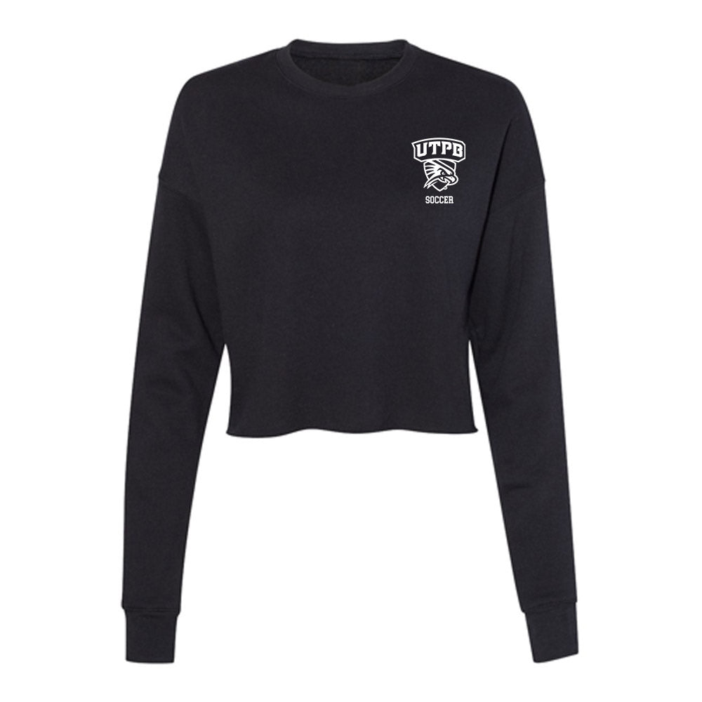 UTPB - NCAA Women's Soccer : Cassie Ramirez - Women's Cropped Crew Fleece-0