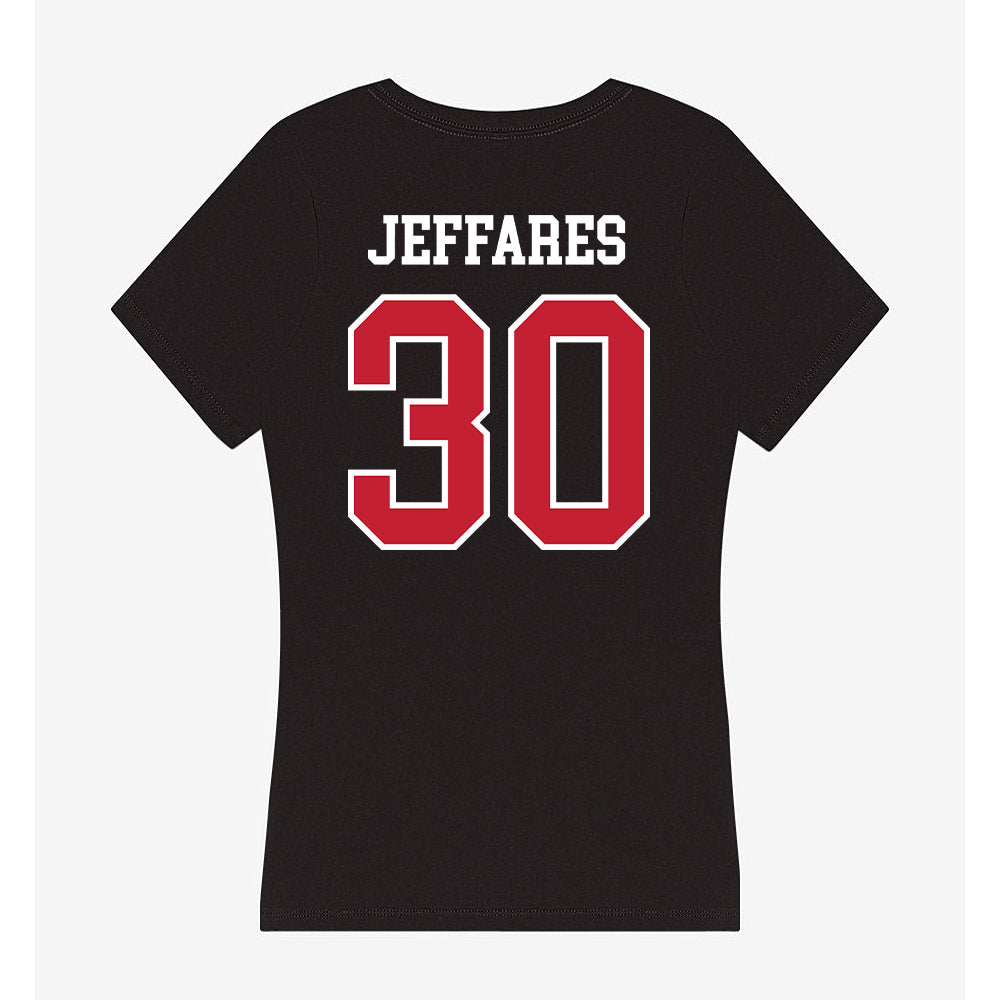 St. Johns - NCAA Men's Lacrosse : AJ Jeffares - Classic Shersey Women's V-Neck T-Shirt-1