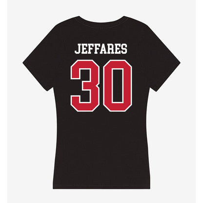St. Johns - NCAA Men's Lacrosse : AJ Jeffares - Classic Shersey Women's V-Neck T-Shirt-1