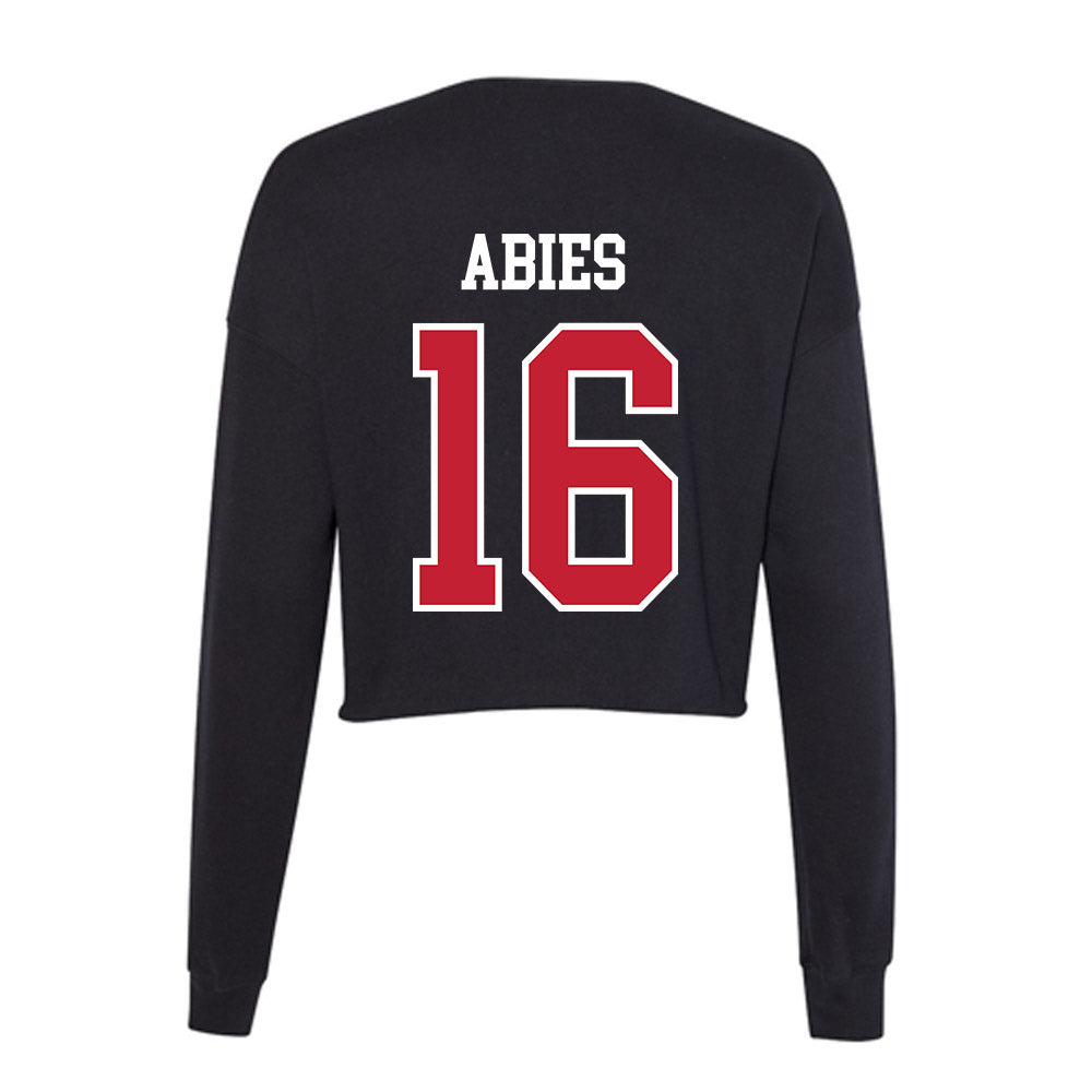 St. Johns - NCAA Women's Basketball : Daniela Abies - Classic Shersey Women's Cropped Crew Fleece-1