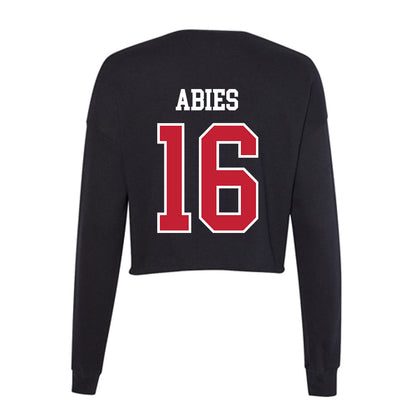 St. Johns - NCAA Women's Basketball : Daniela Abies - Classic Shersey Women's Cropped Crew Fleece-1