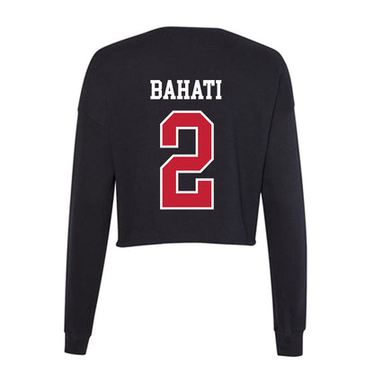 St. Johns - NCAA Women's Basketball : Julie Bahati - Classic Shersey Women's Cropped Crew Fleece-1