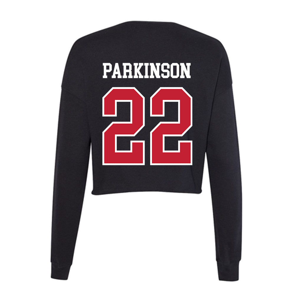St. Johns - NCAA Men's Lacrosse : Danielo Parkinson - Classic Shersey Women's Cropped Crew Fleece-1