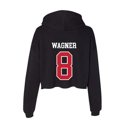St. Johns - NCAA Women's Basketball : Shaulana Wagner - Classic Shersey Women's Crop Fleece Hoodie-1