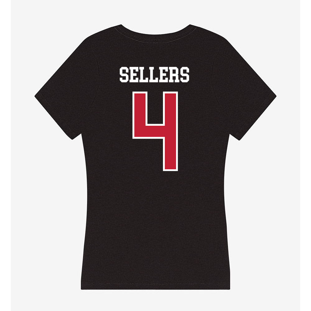 St. Johns - NCAA Men's Basketball : Oziyah Sellers - Classic Shersey Women's V-Neck T-Shirt-1