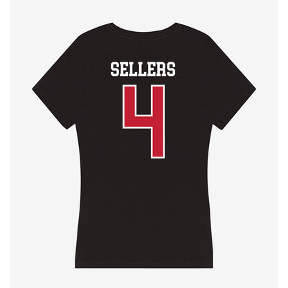 St. Johns - NCAA Men's Basketball : Oziyah Sellers - Classic Shersey Women's V-Neck T-Shirt-1